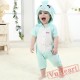 Aquarius Zodiac Blue Kigurumi Onesies Pajamas Costumes Summer Pajamas for Baby