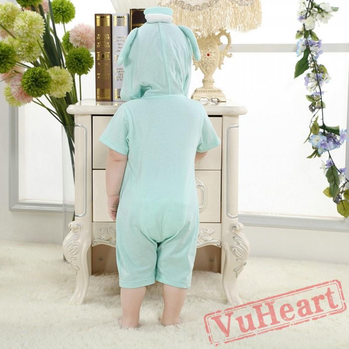 Baby Aquarius Zodiac Blue Kigurumi Onesies Pajamas Costumes Summer Pajamas