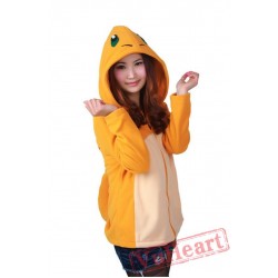 Charm&er Fire Dragon Long Sleeve Cartoon Kigurumi Hoodie Coat Jacket