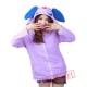 Purple Espeon Long Sleeve Cartoon Kigurumi Cotton Hoodie Coat Jacket