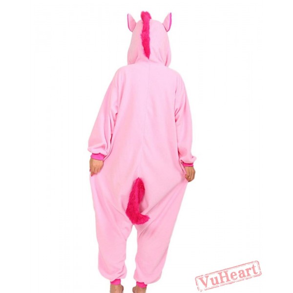 Pink Unicorn Kigurumi Onesies Pajamas Costumes for Women & Men