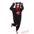 Black Gloomy Kigurumi Onesies Pajamas Costumes for Women & Men