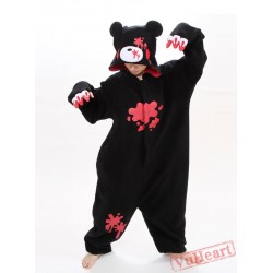 Black Gloomy Kigurumi Onesies Pajamas Costumes for Women & Men