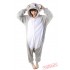 Gray Elephant Kigurumi Onesies Pajamas Costumes for Women & Men