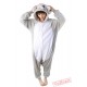 Gray Elephant Kigurumi Onesies Pajamas Costumes for Women & Men