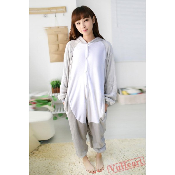 Gray Elephant Kigurumi Onesies Pajamas Costumes for Women & Men