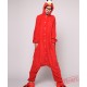 Red Cookie Monster Kigurumi Onesies Pajamas Costumes for Women & Men