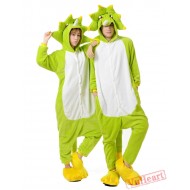 Green Monster Kigurumi Onesies Pajamas Costumes for Women & Men