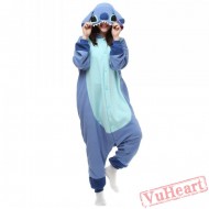 Blue Stitch Kigurumi Onesies Pajamas Costumes for Women & Men