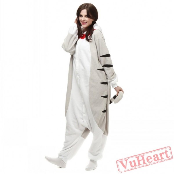 Cheese Cat Kigurumi Onesies Pajamas Costumes for Women & Men