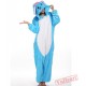 Blue Elephant Kigurumi Onesies Pajamas Costumes for Women & Men