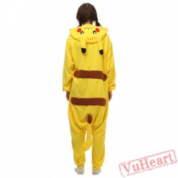 Pikachu Kigurumi Onesies Pajamas Costumes for Women & Men