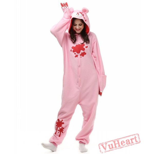 Pink Gloomy Kigurumi Onesies Pajamas Costumes for Women & Men