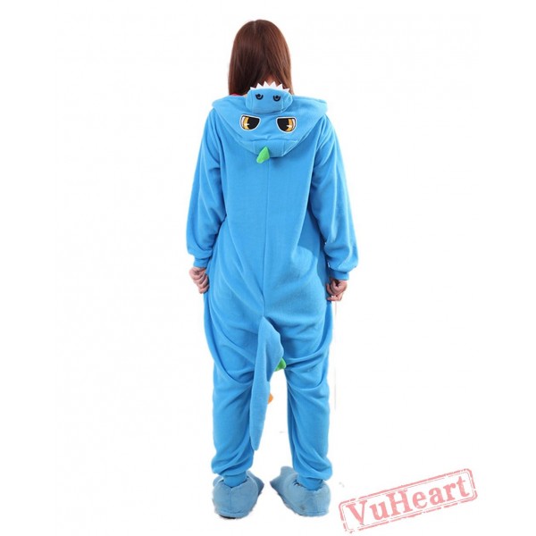 Blue Dragon Kigurumi Onesies Pajamas Costumes for Women & Men