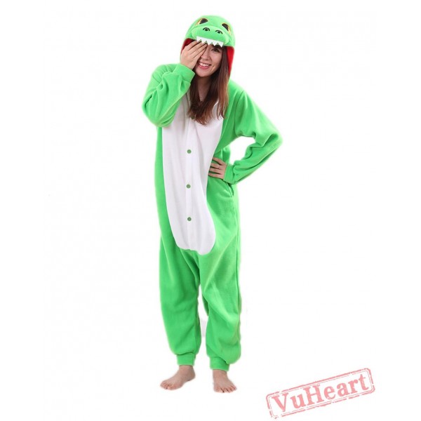 Green Dragon Kigurumi Onesies Pajamas Costumes for Women & Men