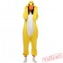 Yellow Duck Kigurumi Onesies Pajamas Costumes for Women & Men