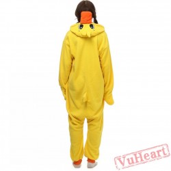 Yellow Duck Kigurumi Onesies Pajamas Costumes for Women & Men