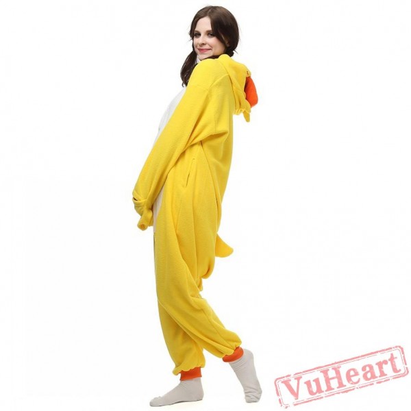 Yellow Duck Kigurumi Onesies Pajamas Costumes for Women & Men