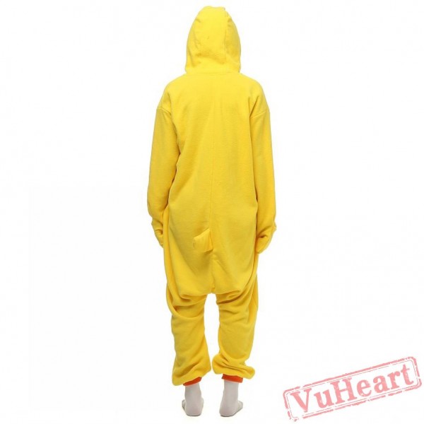 Yellow Duck Kigurumi Onesies Pajamas Costumes for Women & Men