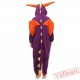 Purple Dragon Kigurumi Onesies Pajamas Costumes for Women & Men