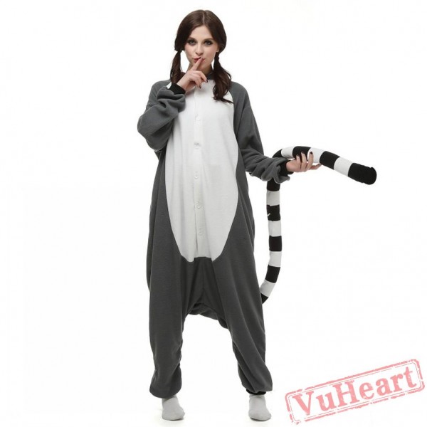 Lemur Kigurumi Onesies Pajamas Costumes for Women & Men