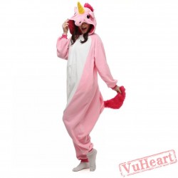 Pink Unicorn Kigurumi Onesies Pajamas Costumes for Women & Men