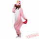 Pink Unicorn Kigurumi Onesies Pajamas Costumes for Women & Men