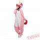 Pink Unicorn Kigurumi Onesies Pajamas Costumes for Women & Men