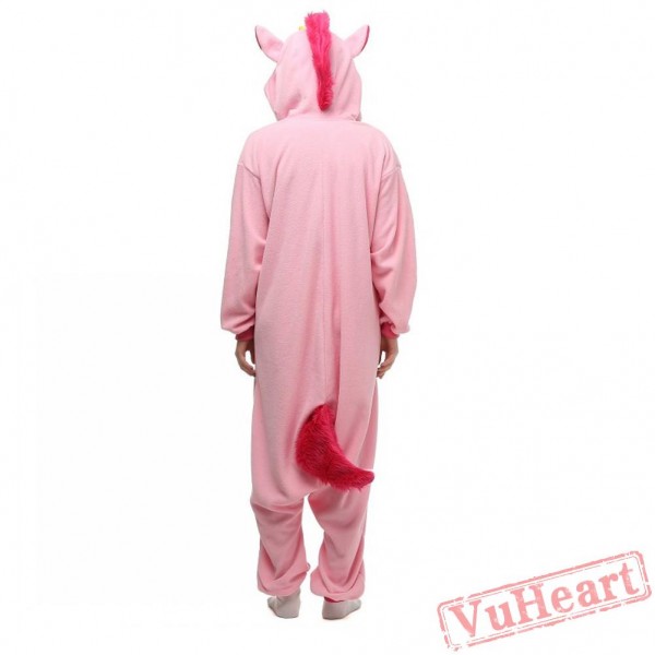 Pink Unicorn Kigurumi Onesies Pajamas Costumes for Women & Men