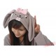 Grey Rabbit Couple Onesies / Pajamas / Costumes