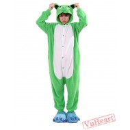 Green Paper Pig Kigurumi Onesies Pajamas Costumes for Women & Men