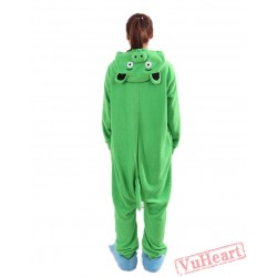 Green Paper Pig Kigurumi Onesies Pajamas Costumes for Women & Men