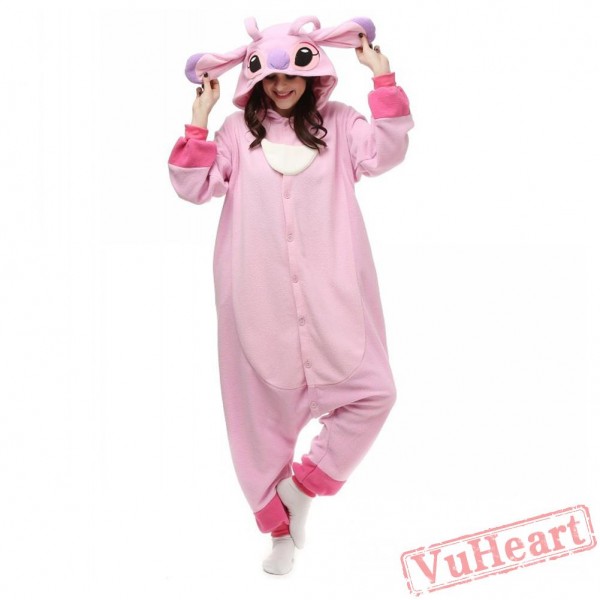 Pink StitchKigurumi Onesies Pajamas Costumes for Women & Men