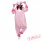 Pink StitchKigurumi Onesies Pajamas Costumes for Women & Men