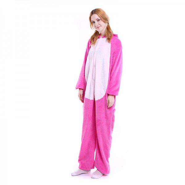 Pink StitchKigurumi Onesies Pajamas Costumes for Women & Men