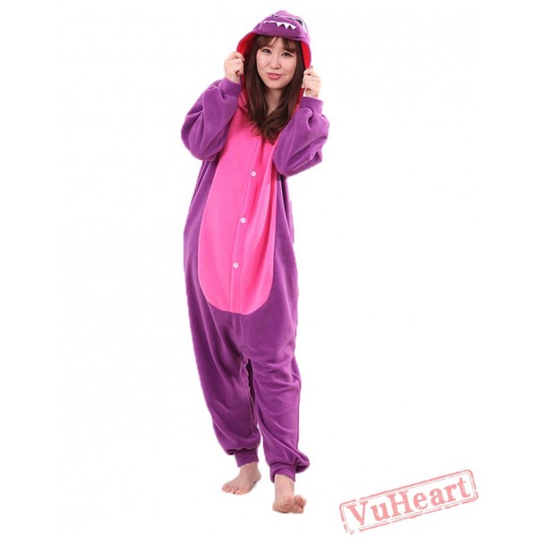 Purple Dragon Kigurumi Onesies Pajamas Costumes for Women & Men