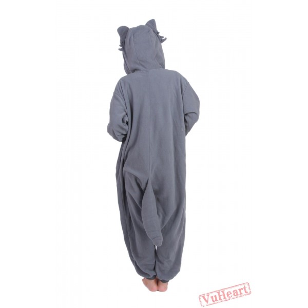 Grey Wolf Kigurumi Onesies Pajamas Costumes for Women & Men