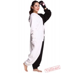 White & Black Bear Kigurumi Onesies Pajamas Costumes for Women & Men