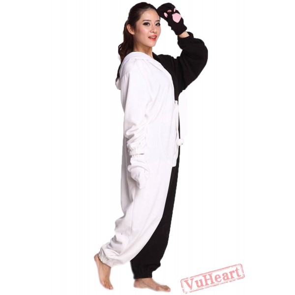 White & Black Bear Kigurumi Onesies Pajamas Costumes for Women & Men