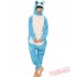 Blue Mouse Kigurumi Onesies Pajamas Costumes for Women & Men