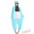 Blue Habib Cat Kigurumi Onesies Pajamas Costumes for Women & Men