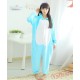 Blue Habib Cat Kigurumi Onesies Pajamas Costumes for Women & Men