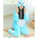 Blue Habib Cat Kigurumi Onesies Pajamas Costumes for Women & Men