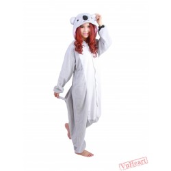 Grey Koala Kigurumi Onesies Pajamas Costumes for Women & Men