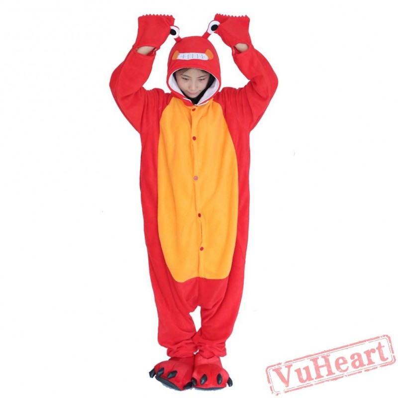 Women & Men Lobster Kigurumi Onesies Pajamas Costumes