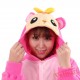 Pink Monkey Kigurumi Onesies Pajamas Costumes for Women & Men