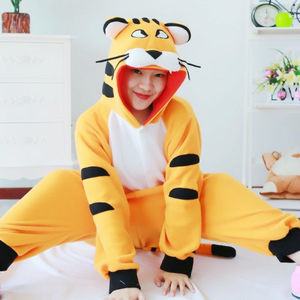 Bengal Tiger Kigurumi Onesies Pajamas Costumes for Women & Men