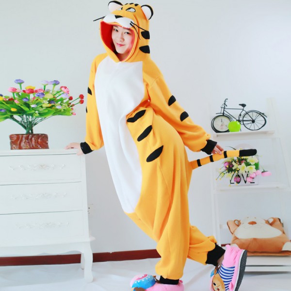 Bengal Tiger Kigurumi Onesies Pajamas Costumes for Women & Men