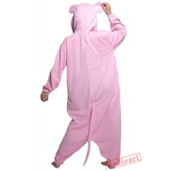 Pink Mouse Kigurumi Onesies Pajamas Costumes for Women & Men