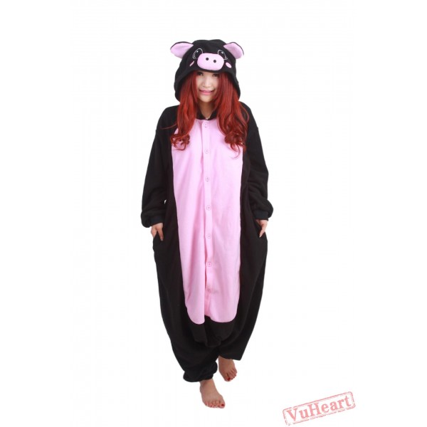 Pink Pig Kigurumi Onesies Pajamas Costumes for Women & Men